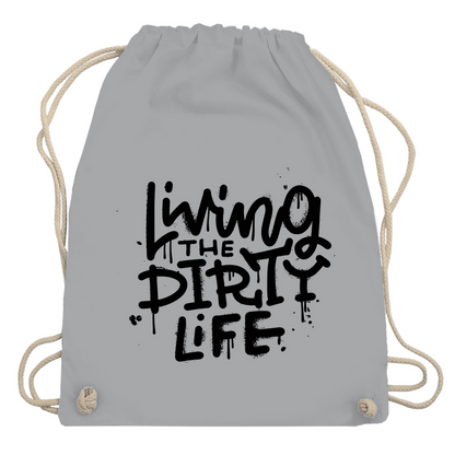 Turnbeutel "Living the dity life"