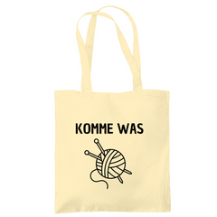 Tragetasche "Komme was Wolle" - Grafikmagie