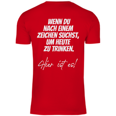 Herren T-Shirt "Wenn du nach einem zeichen suchst..." - Grafikmagie