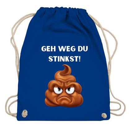 Turnbeutel "Geh weg du stinkst"