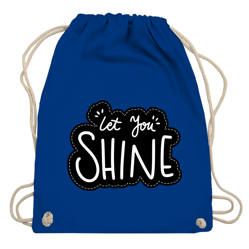 Turnbeutel "Let you shine"