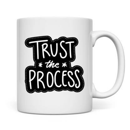 Tasse "Trust the precess" - Grafikmagie