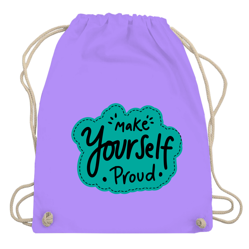 Turnbeutel "Make youself proud"