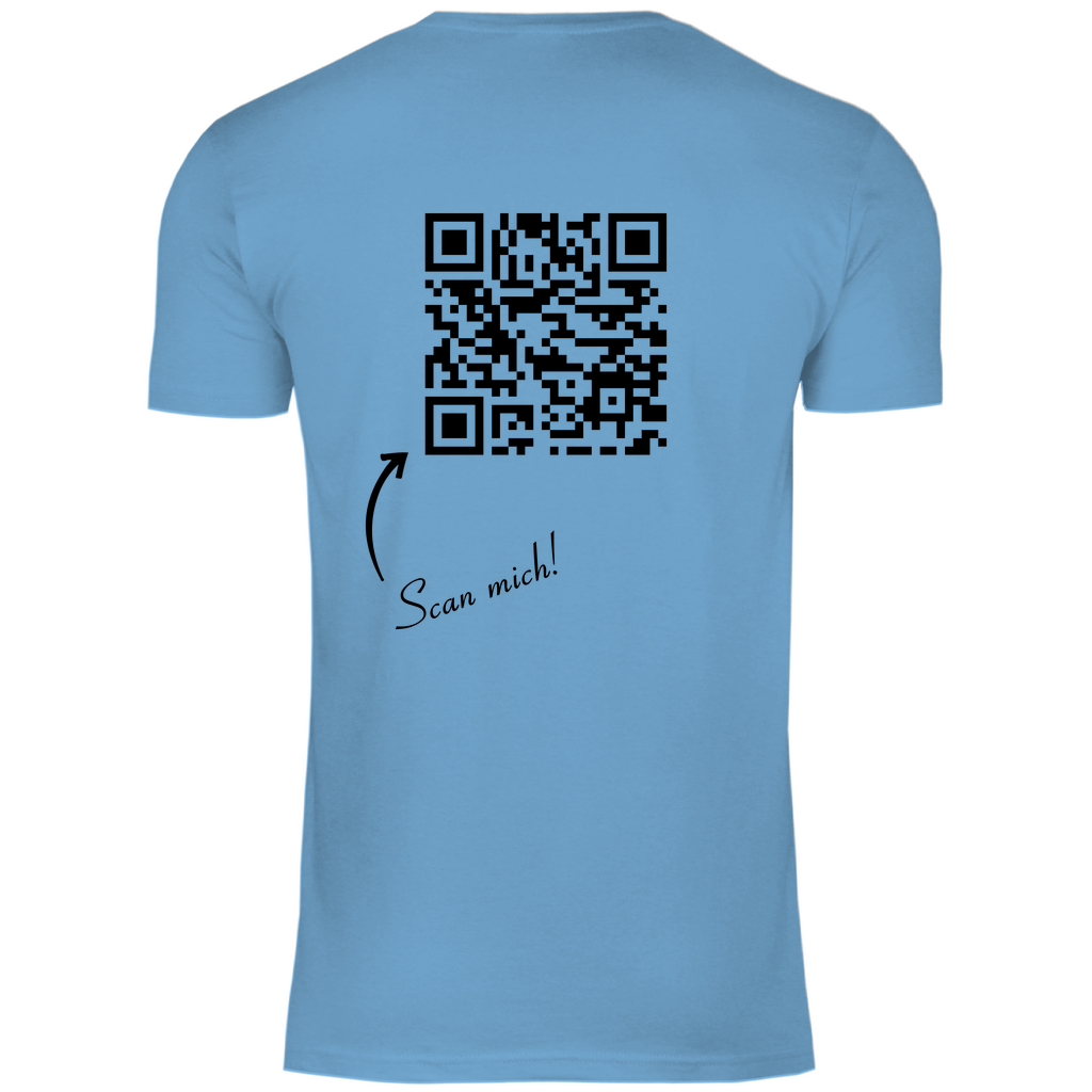 Herren T-Shirt QR Code Linkbaum