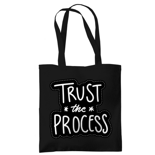 Tragetasche "Trust the precess"
