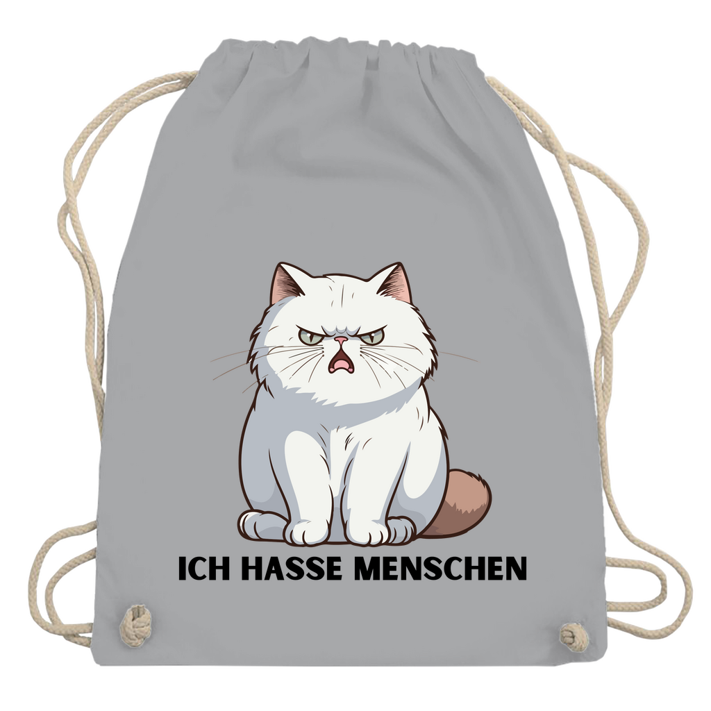 Turnbeutel "Ich hasse Menschen"