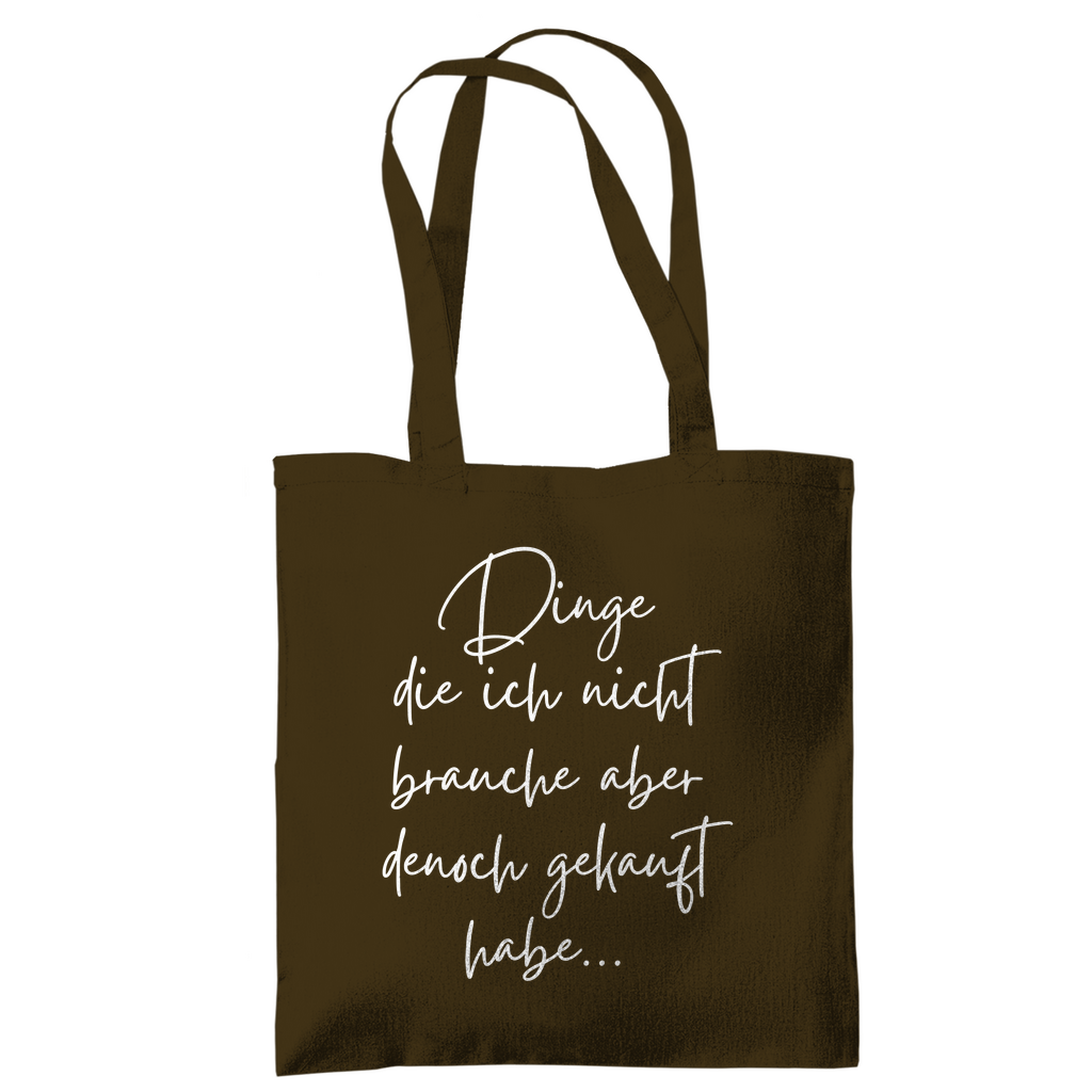 Tragetasche "Dinge die ich nicht brauche" - Grafikmagie