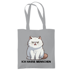 Tragetasche "Ich hasse Menschen" - Grafikmagie