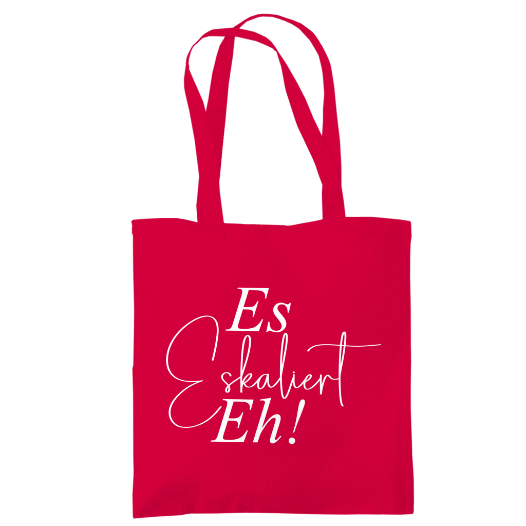 Tragetasche "Es eskaliert eh" - Grafikmagie