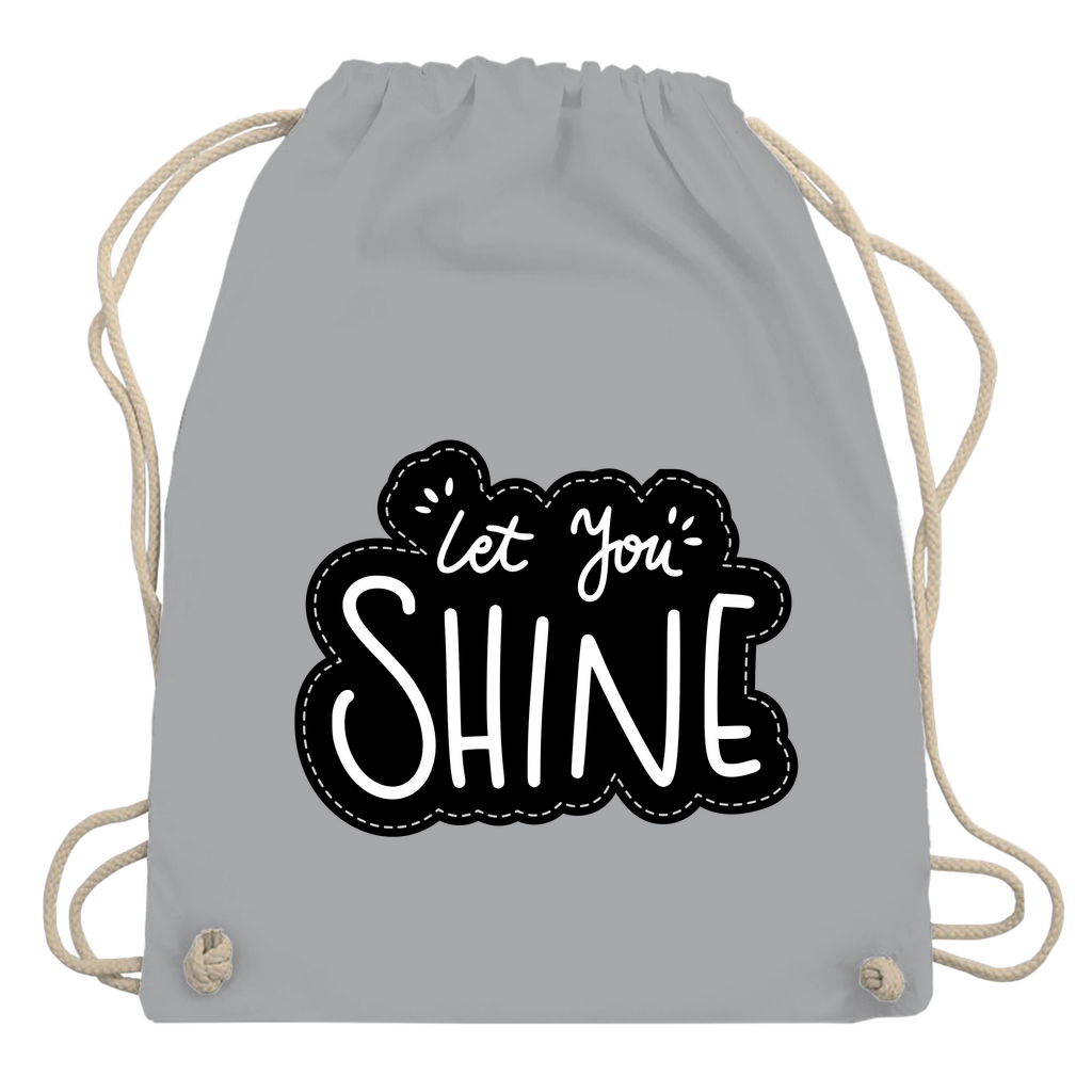 Turnbeutel "Let you shine"