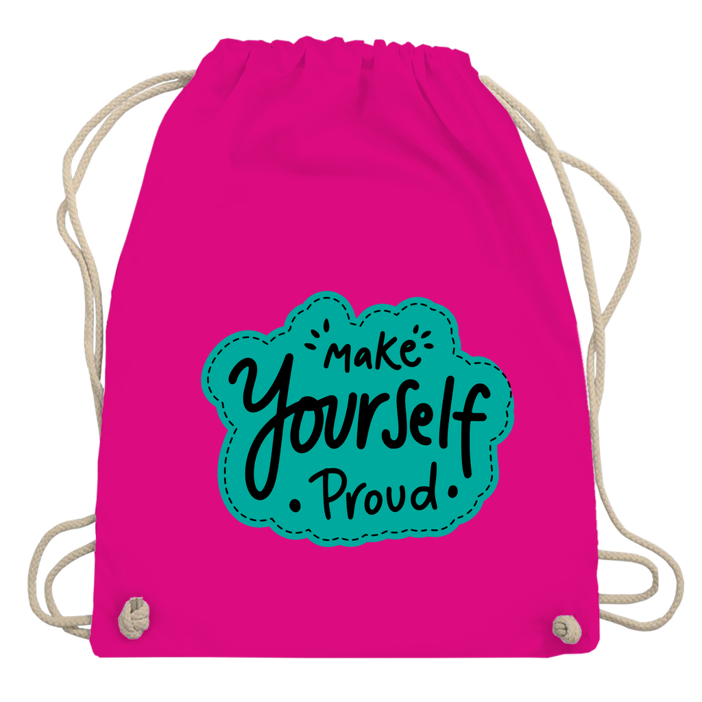 Turnbeutel "Make youself proud"