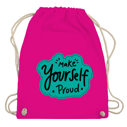 Turnbeutel "Make youself proud"