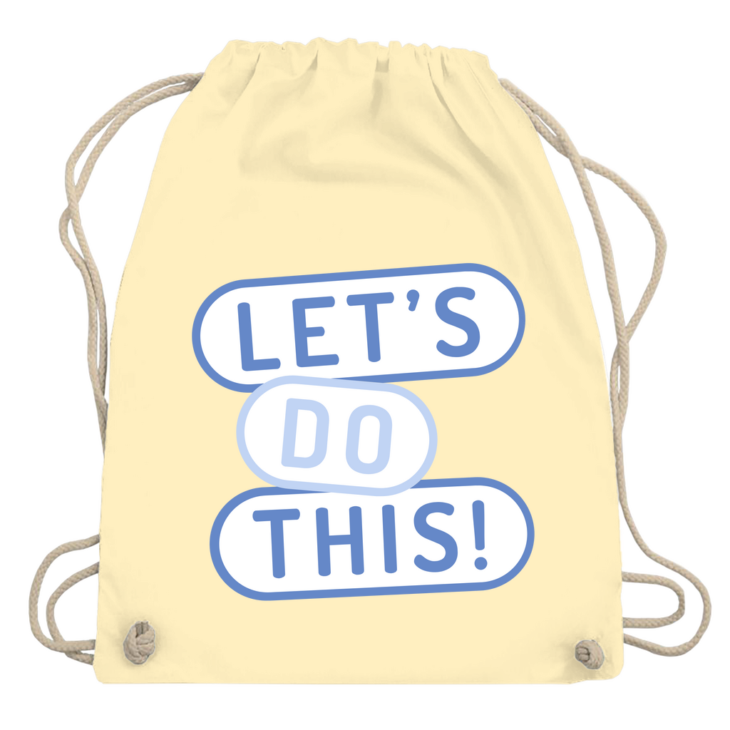 Turnbeutel "Lets do this"
