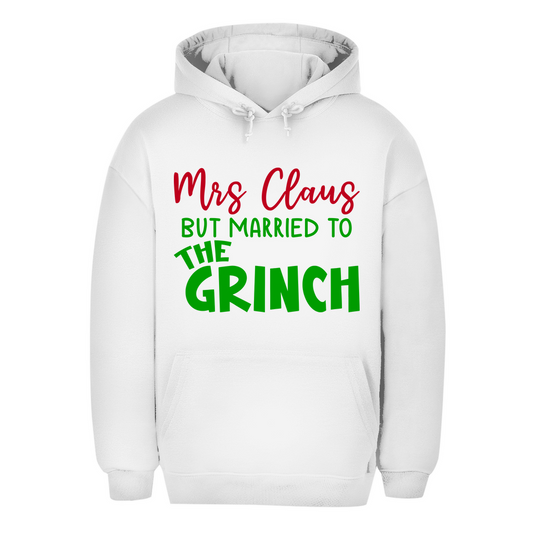 Unisex Oversize Hoodie ""Mrs Clause but Married to the Grinch""