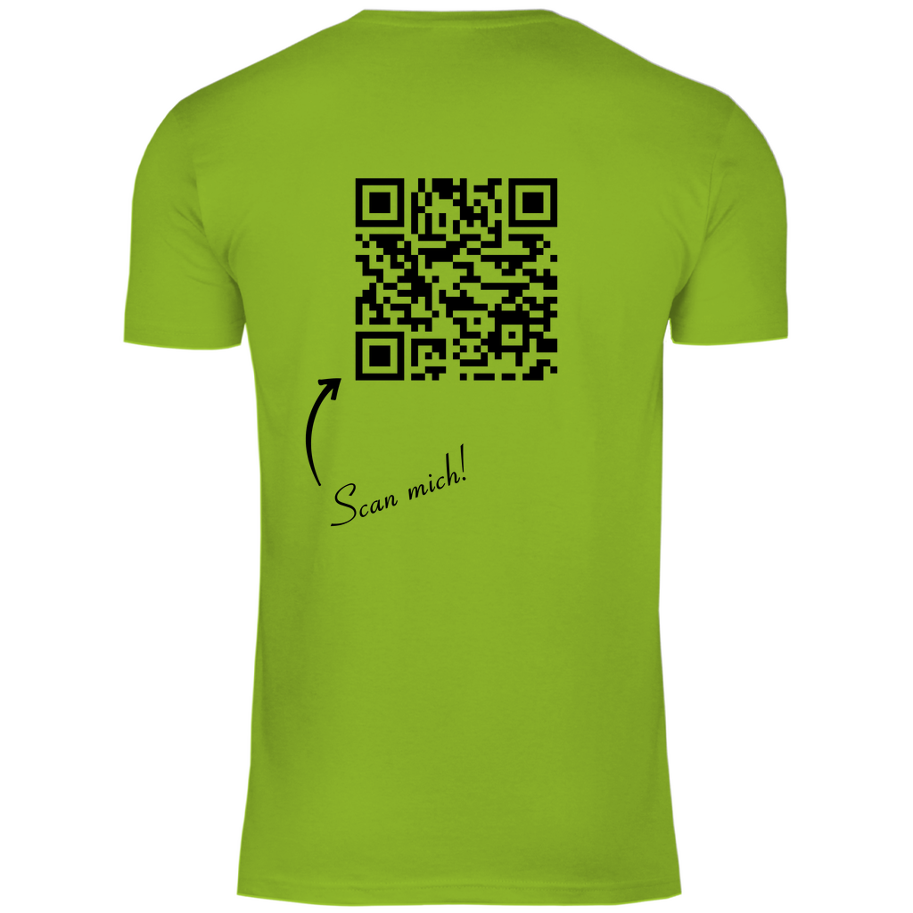 Herren T-Shirt QR Code Linkbaum