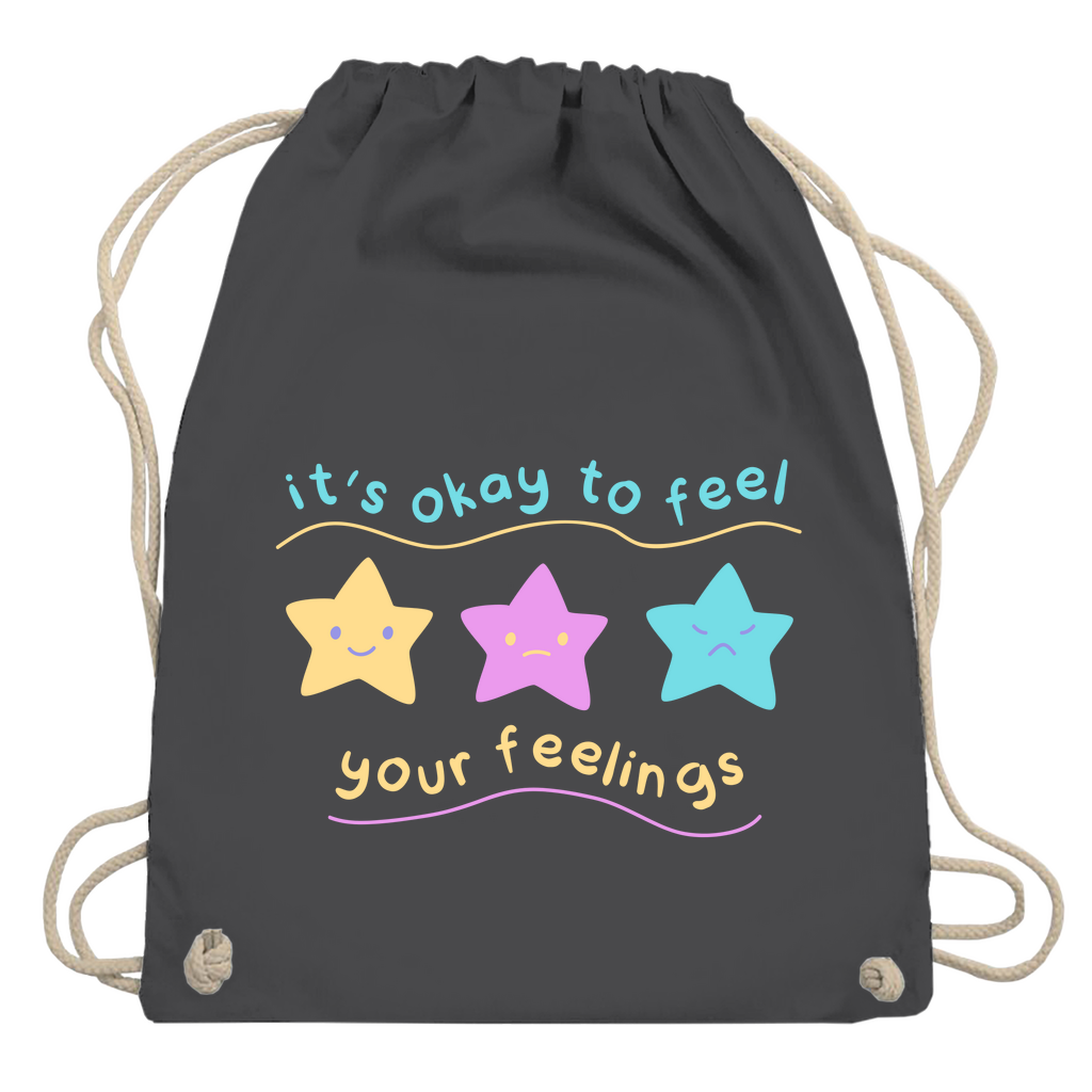 Turnbeutel "Its okay to feel"