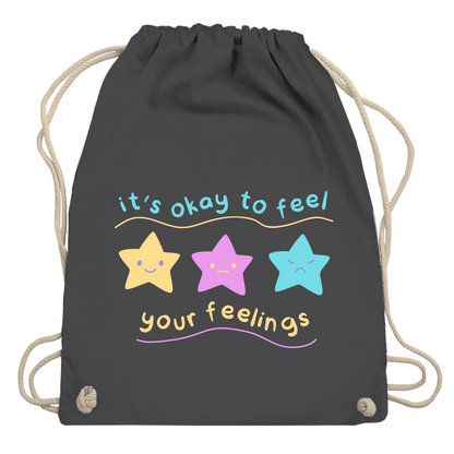 Turnbeutel "Its okay to feel"