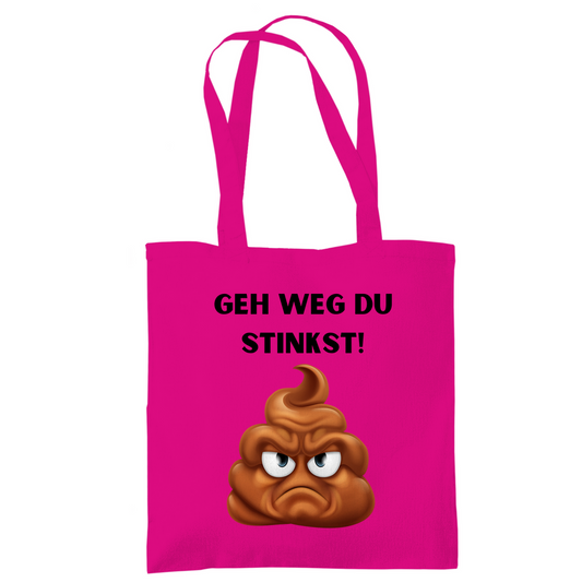 Tragetasche "Geh weg du stinkst" - Grafikmagie