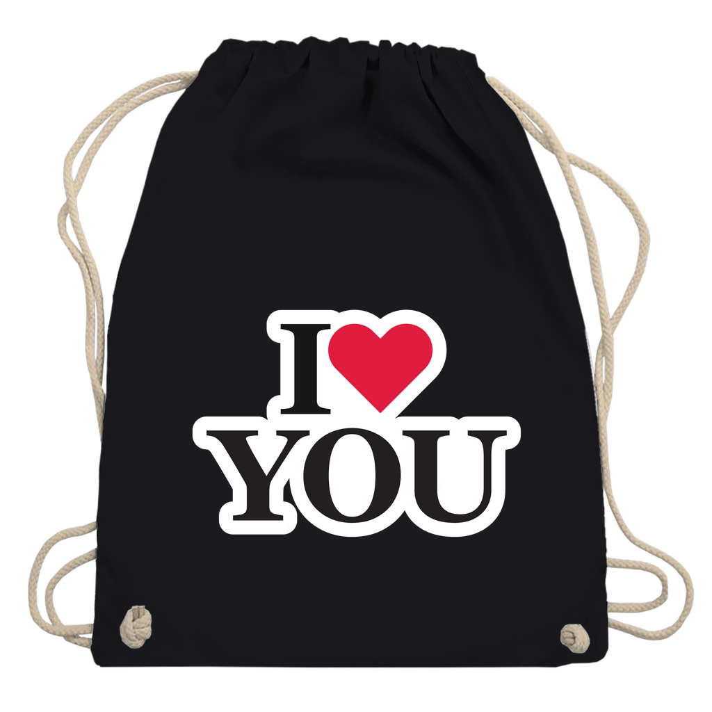 Turnbeutel "I love you"