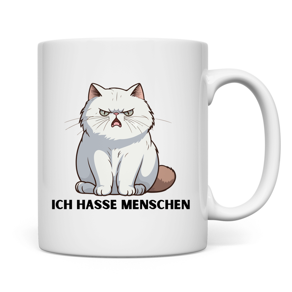 Tasse "Ich hasse Menschen" - Grafikmagie