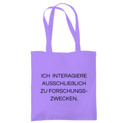 Tragetasche "Ich interagiere" - Grafikmagie