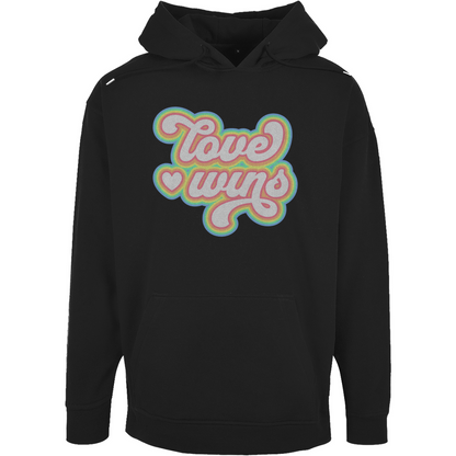 Unisex Oversize Hoodie "Love wins"