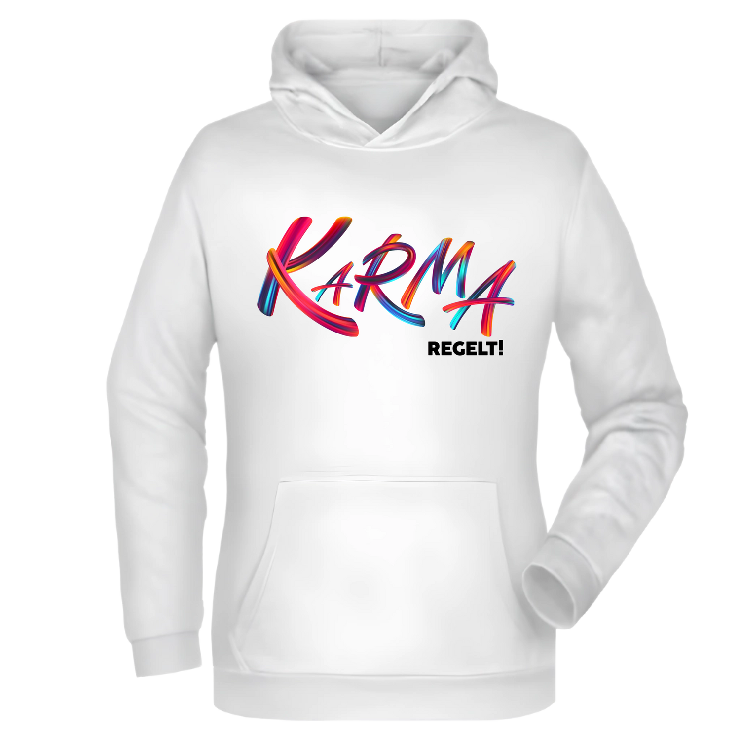 Karma regelt Damen Hoodie