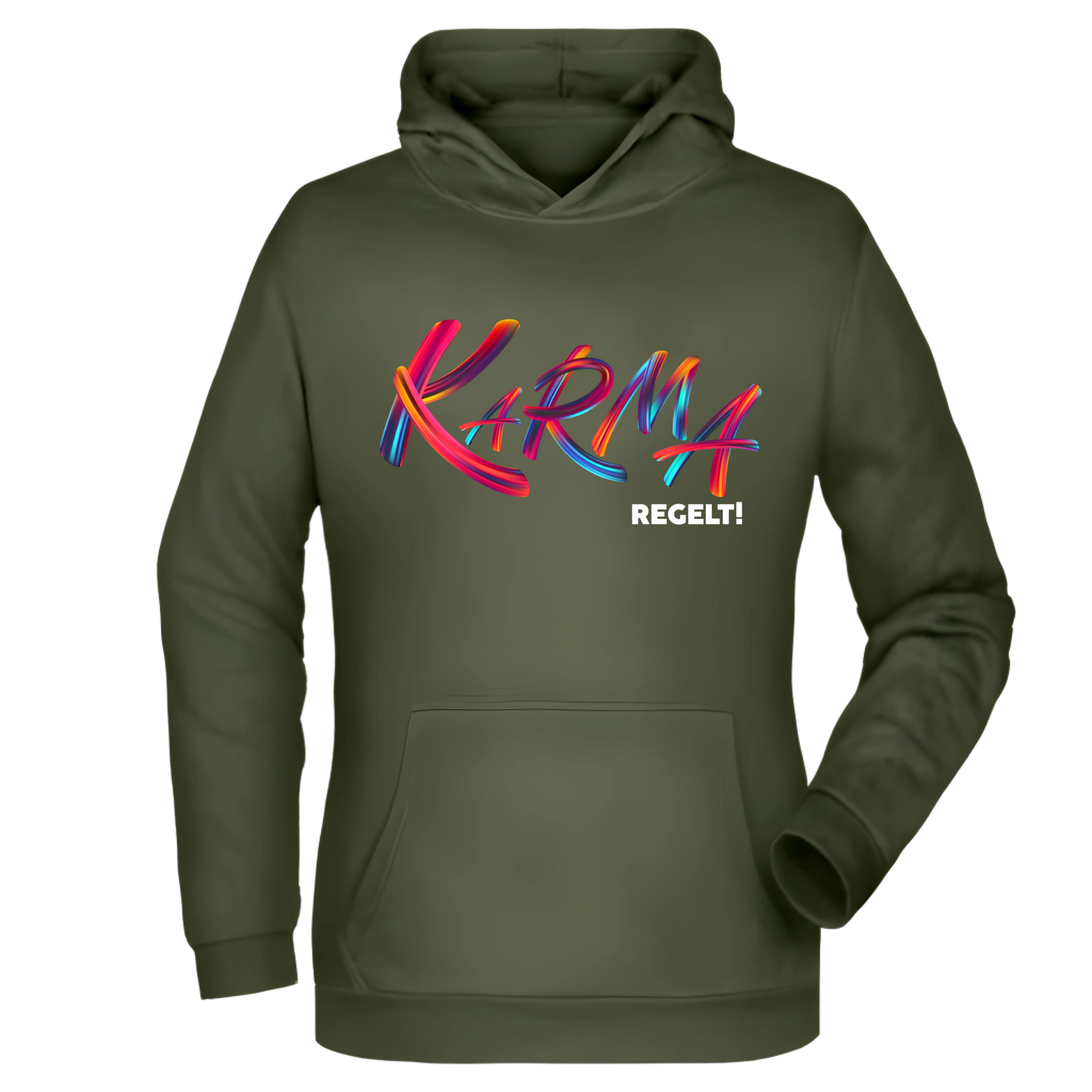 Karma regelt Damen Hoodie