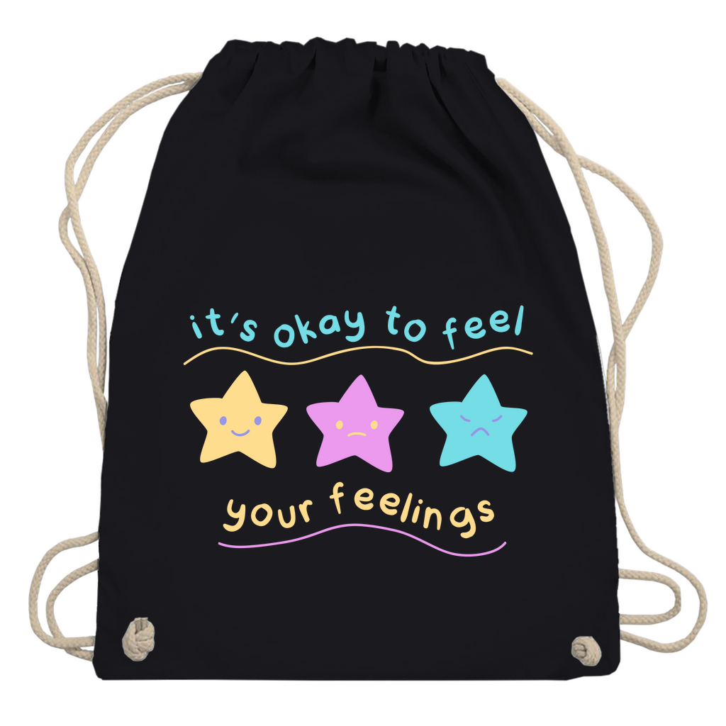 Turnbeutel "Its okay to feel"
