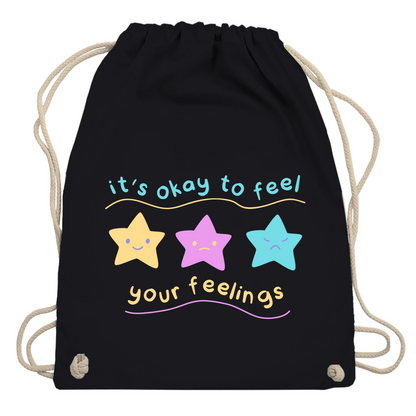 Turnbeutel "Its okay to feel"
