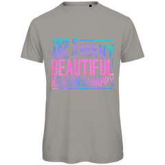 Herren T-Shirt "So many reasons to be happy" - Grafikmagie