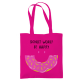 Tragetasche "Donut worry be happy" - Grafikmagie