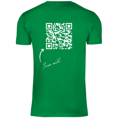 Herren T-Shirt QR Code Social-link