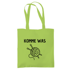 Tragetasche "Komme was Wolle" - Grafikmagie