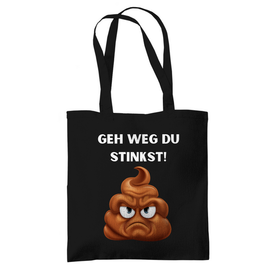 Tragetasche "Geh weg du stinkst" - Grafikmagie