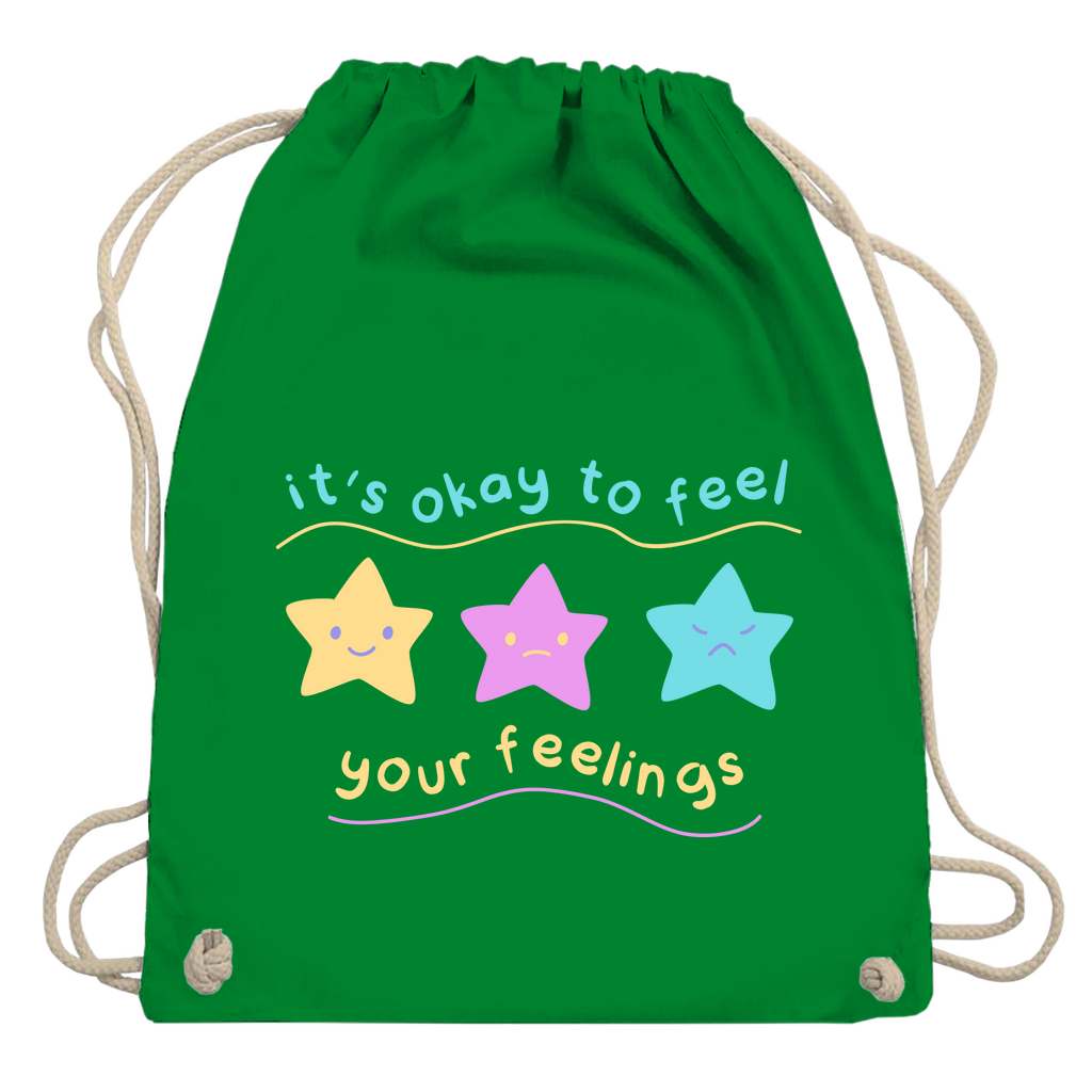 Turnbeutel "Its okay to feel"