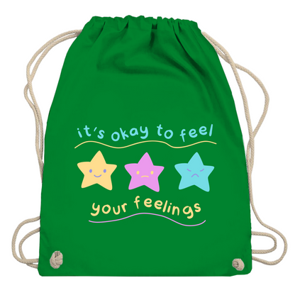 Turnbeutel "Its okay to feel"