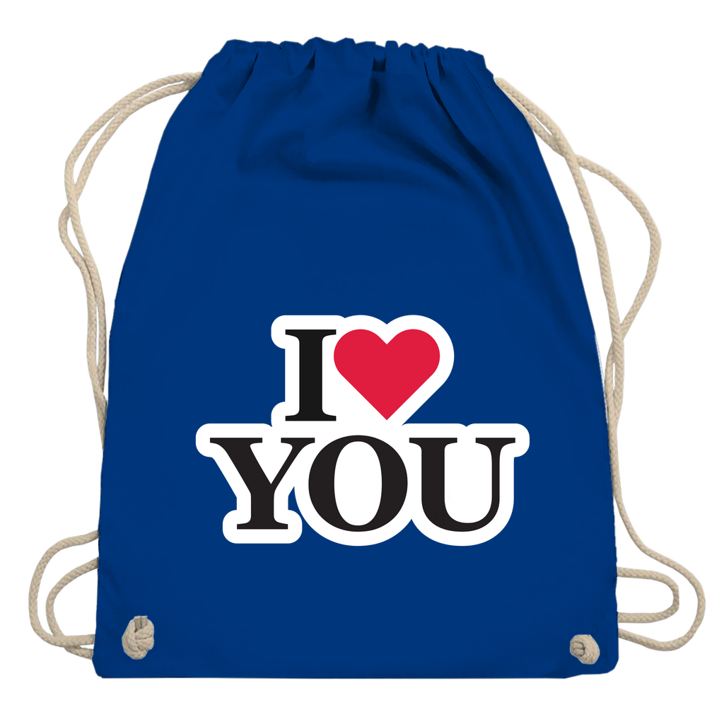 Turnbeutel "I love you"