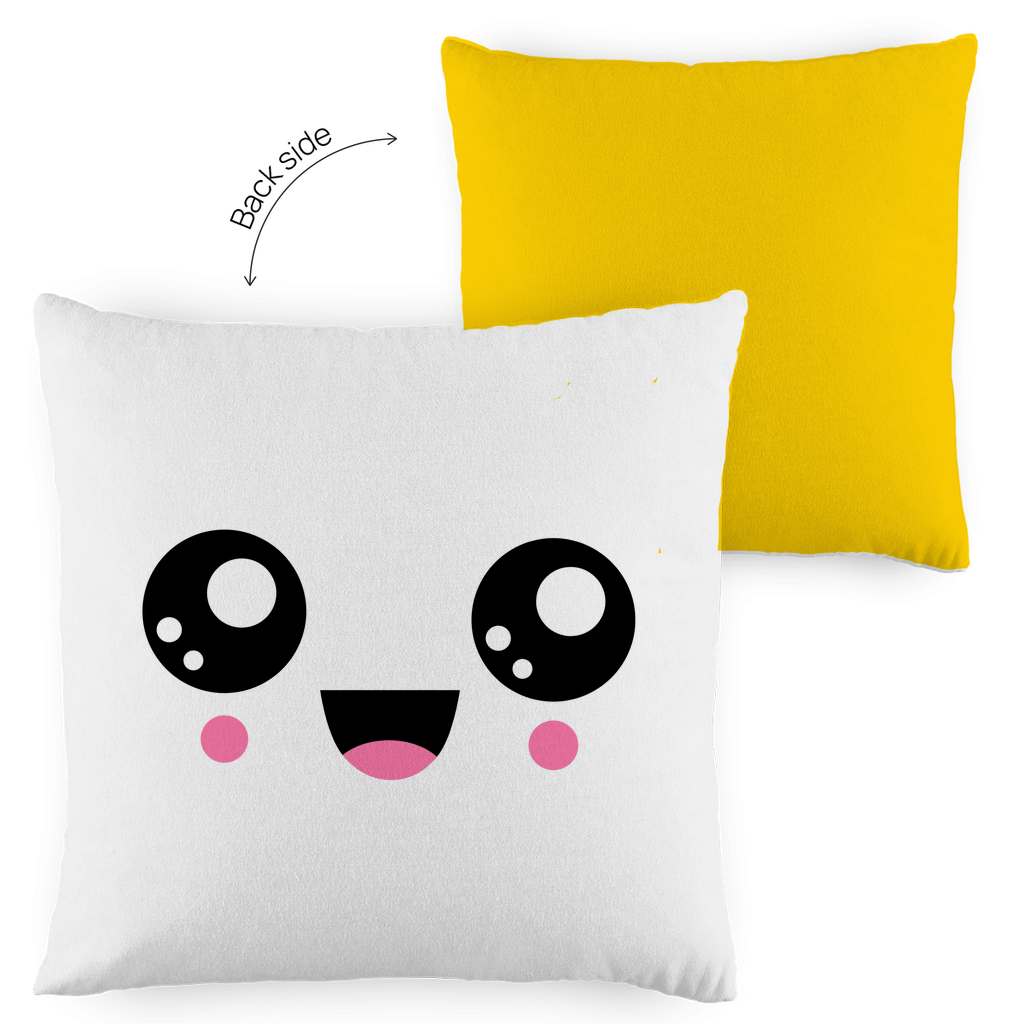 Kopfkissen zweifarbig "Kawaii" - Grafikmagie