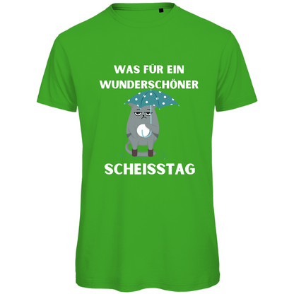 Herren T-Shirt "Wunderschöner Scheisstag" - Grafikmagie