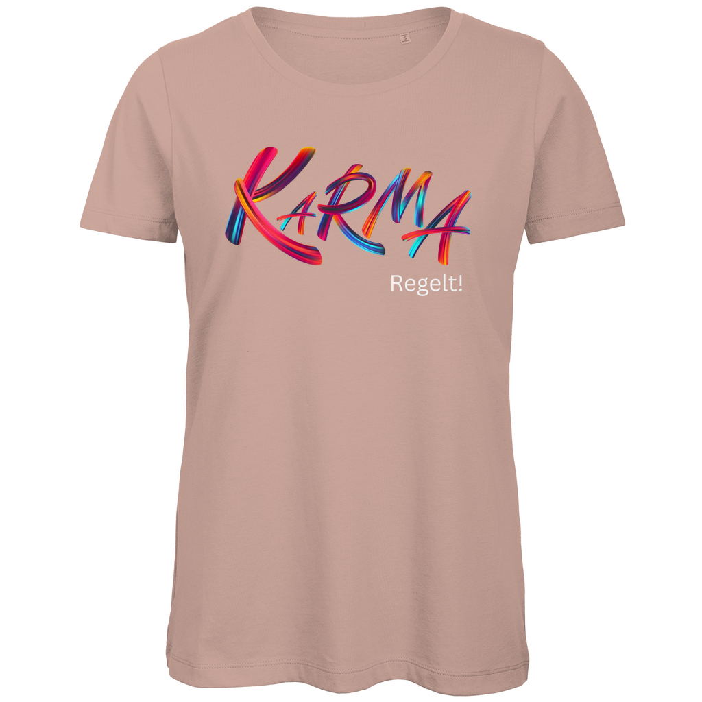 Damen T-Shirt "Karma regelt" - Grafikmagie