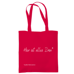 Tragetasche "Hier ist alles drin" - Grafikmagie