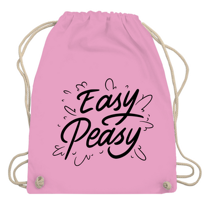Turnbeutel "Easy peasy"