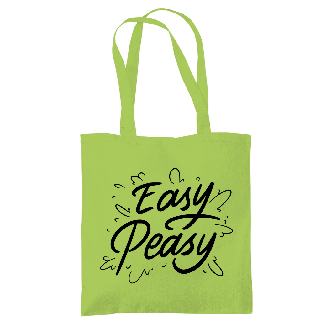 Tragetasche "Easy peasy" - Grafikmagie