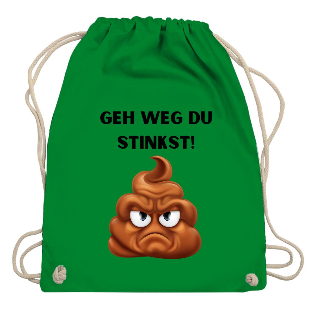 Turnbeutel "Geh weg du stinkst"