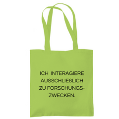 Tragetasche "Ich interagiere" - Grafikmagie