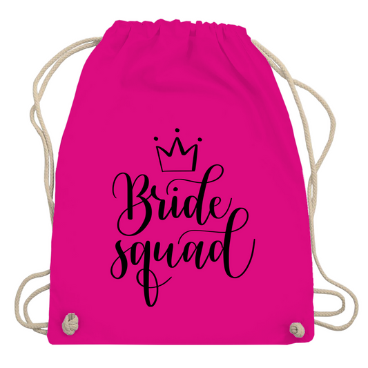 Turnbeutel "Bride squad"