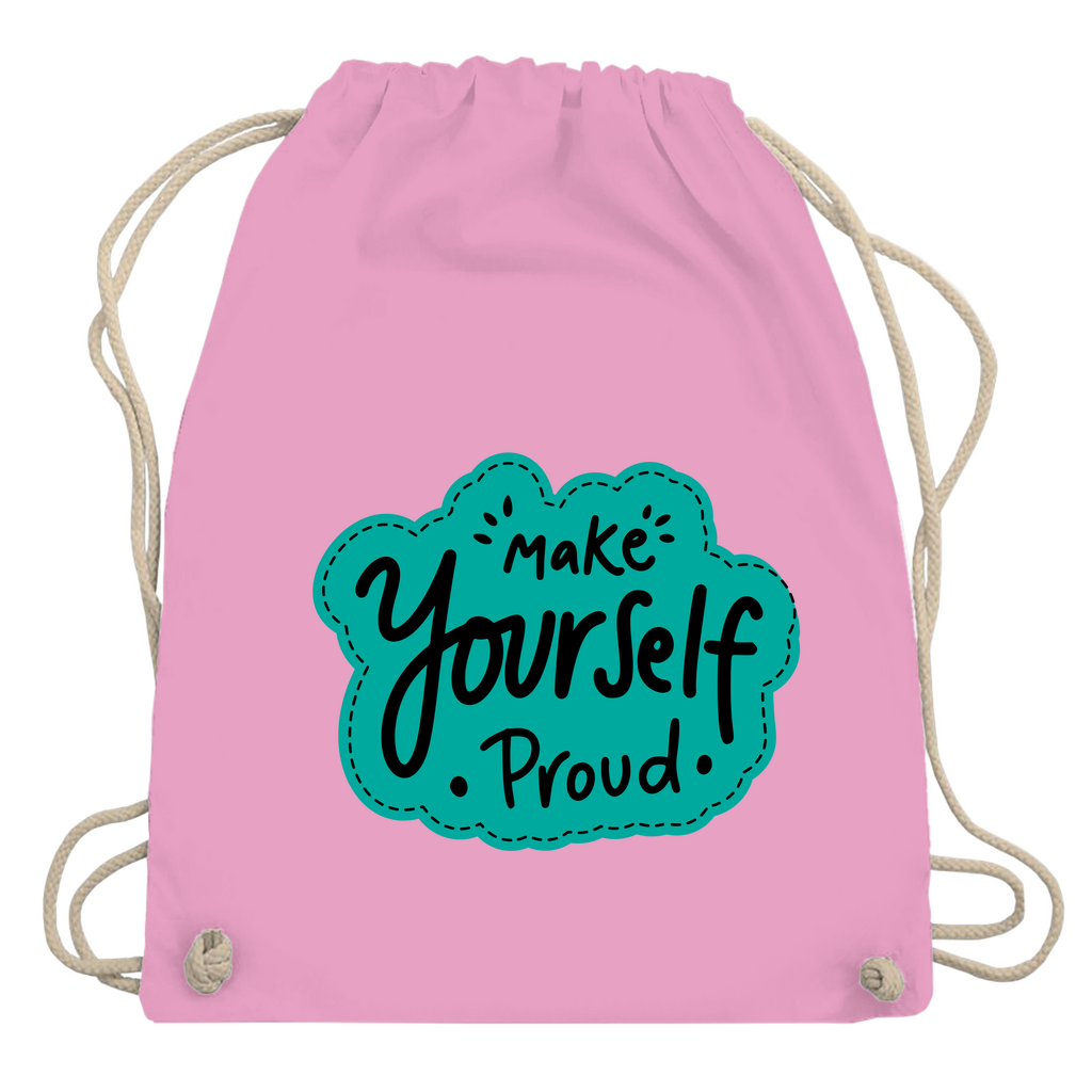 Turnbeutel "Make youself proud"