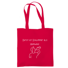 Tragetasche "Durst ist schlimm" - Grafikmagie