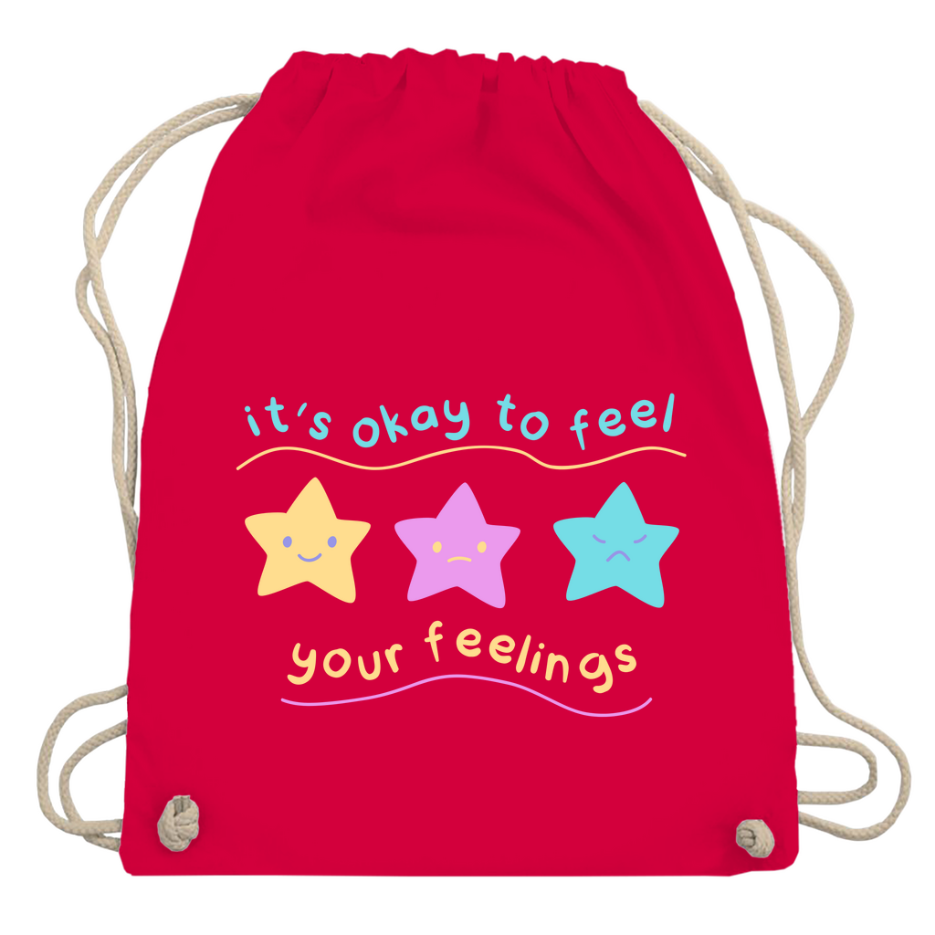 Turnbeutel "Its okay to feel"